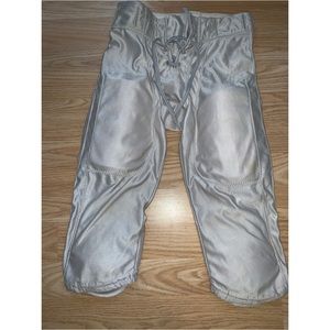 Boys silver padded football pants